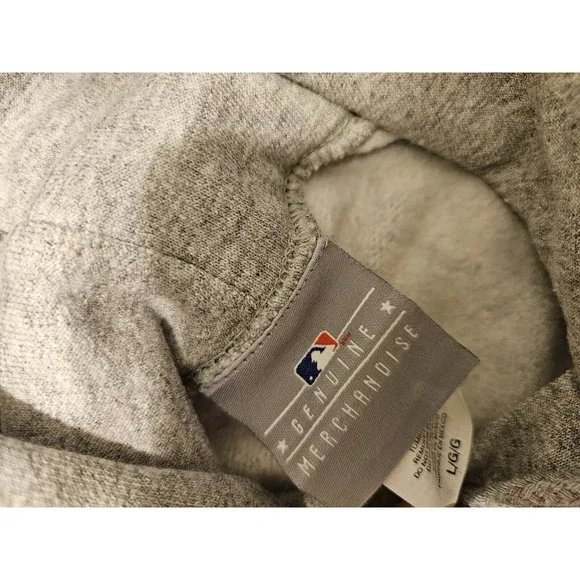 Tampa Bay Rays Mlb Gray Hoodie Sweatshirt Mens Size L Gray - Picture 3 of 5